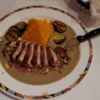 Mis Moles Restaurant - Mole verde with duck - Mexican Near Me - Chicago, Illinois