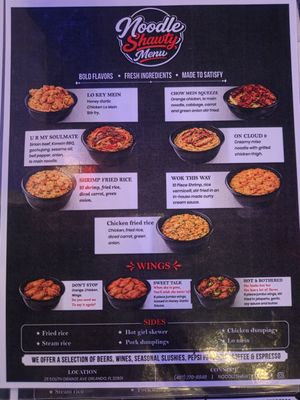 Menu photo 1 Noodle Shawty Orlando, FL