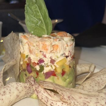 Chart House - Shrimp avocado mango stack - Seafood Near Me - Alexandria, Virginia Chart House - Shrimp avocado mango stack - Seafood Near Me - Alexandria, Virginia