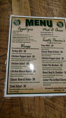 Menu photo 7 The Cotter Pin Sparta, WI