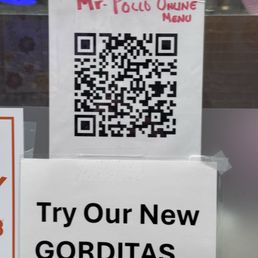 Menu QR code Menu QR code