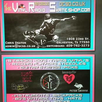 AM 1350 US - Rad retro business cards! - Radio Stations Near Me - Galveston, Texas
