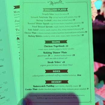 Deadshot - Food menu. $50 for Mediocre fries probably served with tartar sauce. - Cocktail Bars Near Me - Portland, Oregon