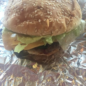 Five Guys - This is a Little Bacon Cheeseburger.... Yes Little. But it is massive! - Burgers Near Me - Huntsville, Alabama