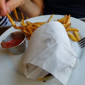 SER - Egg / Serrano Pepper Sandwich w/Fries - Spanish Near Me - Arlington, Virginia