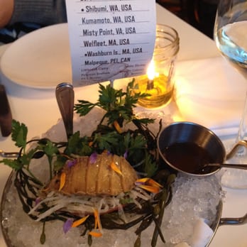 Fishing With Dynamite - Abalone $18...written on the menu. Had to try it, first time. Delicious w/shredded daikon :) - Seafood Near Me - Manhattan Beach, California