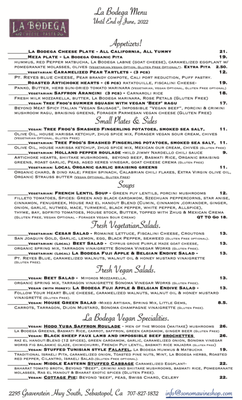 Menu photo 3 Sonoma Wine Shop & La Bodega Kitchen Sebastopol, CA Menu photo 3 Sonoma Wine Shop & La Bodega Kitchen Sebastopol, CA