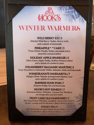 Menu photo 7 JB Hook's Lake Ozark, MO