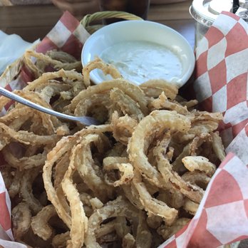 Buzzard's Roost Grill & Pub - Onion mounds!!! The horseradish sauce was simply amazing!!! - Seafood Near Me - Key Largo, Florida Buzzard's Roost Grill & Pub - Onion mounds!!! The horseradish sauce was simply amazing!!! - Seafood Near Me - Key Largo, Florida