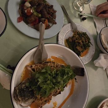 Sunny’s Chinese - Sea bass, the lamb stirfry and the asparagus - Chinese Near Me - Toronto, Ontario Sunny’s Chinese - Sea bass, the lamb stirfry and the asparagus - Chinese Near Me - Toronto, Ontario