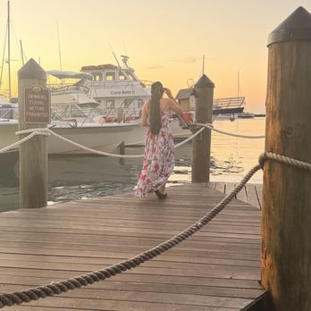 Half Shell Raw Bar - Docks outside and my wife feeding the fish - Seafood Near Me - Key West, Florida Half Shell Raw Bar - Docks outside and my wife feeding the fish - Seafood Near Me - Key West, Florida