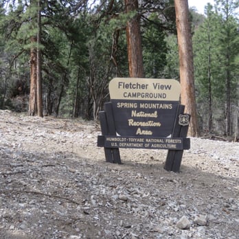 Acastus Trail - Entering the campground. - Hiking Near Me - Mount Charleston, Nevada