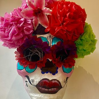 A Cup Of Joe - What looks to be a hand made Catrina mask for the día de los muertos desfile! - Coffee & Tea Near Me - Chicago, Illinois A Cup Of Joe - What looks to be a hand made Catrina mask for the día de los muertos desfile! - Coffee & Tea Near Me - Chicago, Illinois