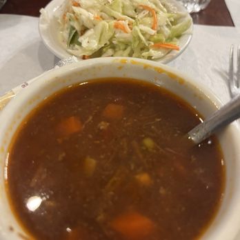Ritz Restaurant - Beef soup and coleslaw - New American Near Me - Dyersville, Iowa Ritz Restaurant - Beef soup and coleslaw - New American Near Me - Dyersville, Iowa