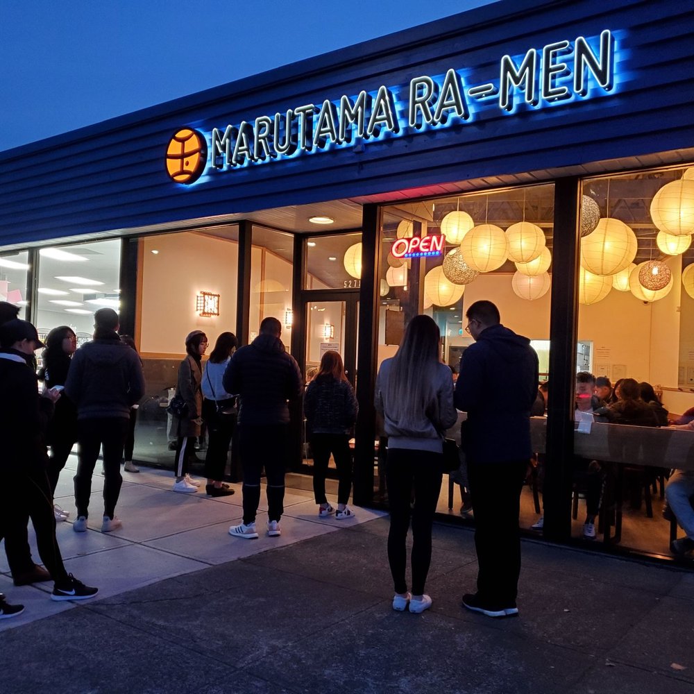 Maruhachi Ra-men - Lineup outside - Ramen Near Me - Burnaby, British Columbia Maruhachi Ra-men - Lineup outside - Ramen Near Me - Burnaby, British Columbia