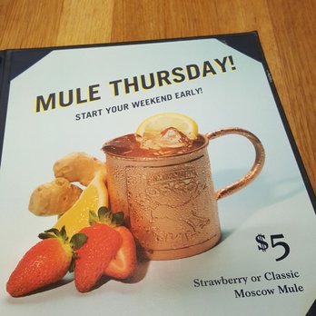 Earls Kitchen + Bar - Moscow mule promotion - New American Near Me - Orlando, Florida