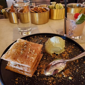 Violí Oakbrook - Last but definitely not least. Deconstructed Baklava. Omg - Greek Near Me - Oak Brook, Illinois Violí Oakbrook - Last but definitely not least. Deconstructed Baklava. Omg - Greek Near Me - Oak Brook, Illinois