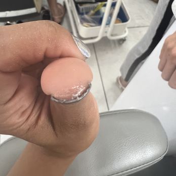 IPolish Nail Bar - A two year old could do better. I also filed a complaint with the Arizona barbering and cosmetology board. - Nail Salons Near Me - Phoenix, Arizona
