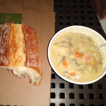 Panera Bread - Panera Bread's tasty Creamy Chicken and Wild Rice Soup. - Sandwiches Near Me - Clovis, California Panera Bread - Panera Bread's tasty Creamy Chicken and Wild Rice Soup. - Sandwiches Near Me - Clovis, California