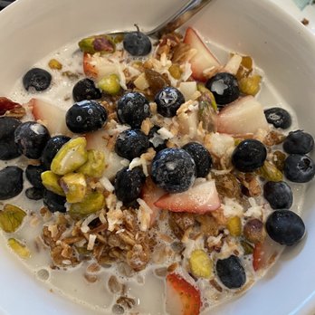 2 Birds Coffee - Farro and almond/coconut milk.   Best new dish I've tried in a long time!! - Coffee & Tea Near Me - Miramar Beach, Florida