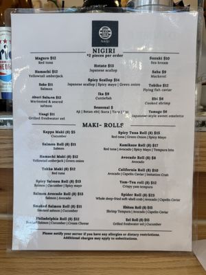 Menu photo 3 Nagi Sushi Ottawa, ON