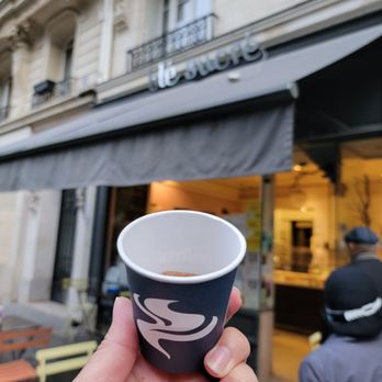 Blé Sucré - While we waited for them to have their freshly baked batch of goodies, they handed us mini chocolate chaud.. - Bakeries Near Me - Paris, 75 Blé Sucré - While we waited for them to have their freshly baked batch of goodies, they handed us mini chocolate chaud.. - Bakeries Near Me - Paris, 75