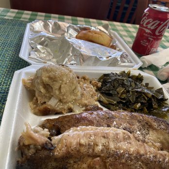 The Manna House - Baked turkey wings, collard greens, and cornbread dressing - Soul Food Near Me - Marietta, Georgia The Manna House - Baked turkey wings, collard greens, and cornbread dressing - Soul Food Near Me - Marietta, Georgia