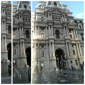 Dilworth Park - Watching the water fountain dance - Parks Near Me - Philadelphia, Pennsylvania