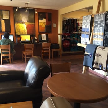 Hogan Espresso and More - Seating, lounging area with Internet cafe and free wi-fi service - Coffee & Tea Near Me - Tuba City, Arizona Hogan Espresso and More - Seating, lounging area with Internet cafe and free wi-fi service - Coffee & Tea Near Me - Tuba City, Arizona