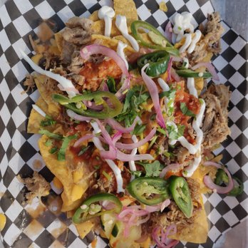 21st Amendment Brewery- Taproom - Carnitas nachos!  Delicious - Breweries Near Me - San Leandro, California