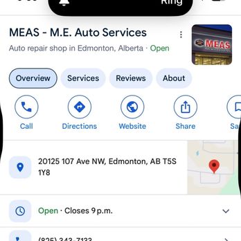 M E Auto Services - Proof - Auto Repair Near Me - Edmonton, Alberta
