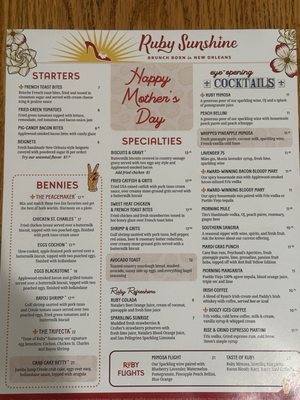 Menu photo 1 Ruby Sunshine Ballantyne Charlotte, NC Menu photo 1 Ruby Sunshine Ballantyne Charlotte, NC