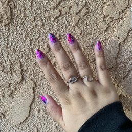 Gel, acrylic nails