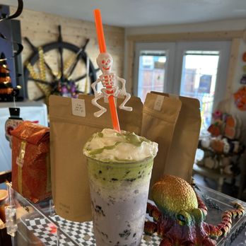 Kraken Kafe - A spooky drink for Halloween. - Coffee & Tea Near Me - Long Beach, Washington