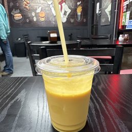 Mango lassi! Delicious !