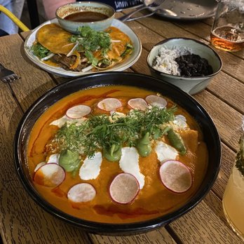 Covacha - Enchiladas (mushroom), Beef Quesabirria - Mexican Near Me - New York, New York Covacha - Enchiladas (mushroom), Beef Quesabirria - Mexican Near Me - New York, New York