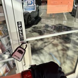 11:15 on Monday and the store is closed despite the sign on the door 11:15 on Monday and the store is closed despite the sign on the door