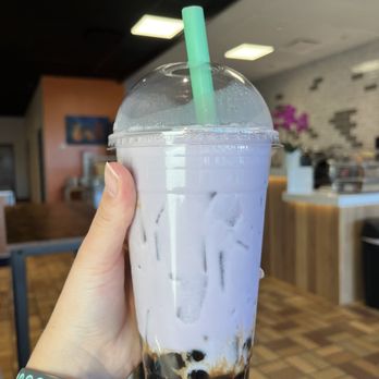 Honey B Cafe - Taro Tea Latte - Coffee & Tea Near Me - McKinney, Texas Honey B Cafe - Taro Tea Latte - Coffee & Tea Near Me - McKinney, Texas