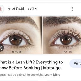 Lash lift expectations Lash lift expectations