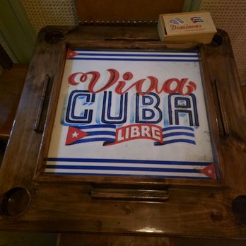 Mambo Cuban Restaurant & Lounge Harrison - Domino table looked really nice - Cuban Near Me - Harrison, New Jersey