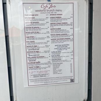 Cafe Brio - Menu - Coffee & Tea Near Me - Arcata, California