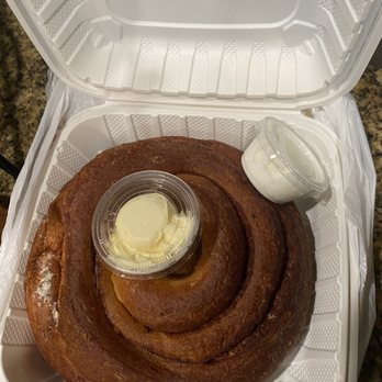 Start Fresh Cafe - Had to take a cinnamon roll home for later! Yum! - American Near Me - Oceanside, California