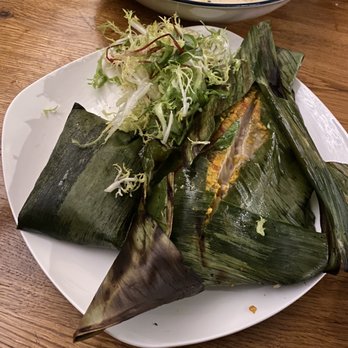 Cha Kee - Grilled Banana Leaf Branzino - Chinese Near Me - New York, New York