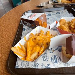 A&W Restaurant - Cheese fries love them had delicious cheese was