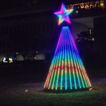 Honolulu City Lights - changing tree lights - Festivals Near Me - Honolulu, Hawaii