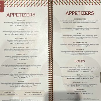 Aladdin's Eatery - Menu - Middle Eastern Near Me - Cranberry Township, Pennsylvania