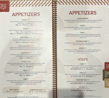 Menu photo 8 Aladdin's Eatery Cranberry Township, PA