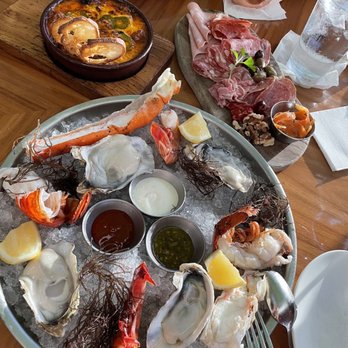 Rigo - Ham platter, Melanzane and seafood tower - Spanish Near Me - Honolulu, Hawaii Rigo - Ham platter, Melanzane and seafood tower - Spanish Near Me - Honolulu, Hawaii