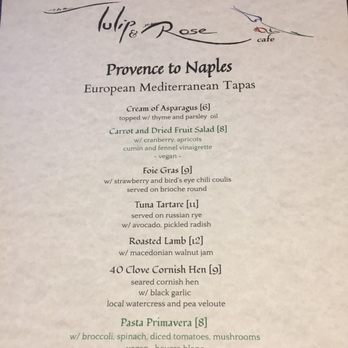 The Tulip and the Rose Cafe - Turkish Near Me - Franklin, New York