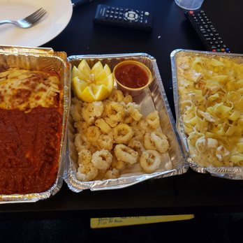 Nostra Cucina - Chicken parm, calamari and chicken alfredo- all average - Italian Near Me - Washington, DC, District of Columbia